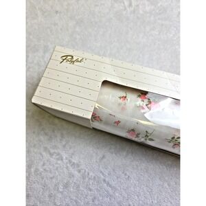 Vtg Karen Carson Scented Drawer Lining Floral Cottage Rose 108x17.5 NIB Polyfab